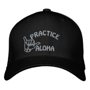 Hawaii praktiziert Aloha Shaka (Hang locker) Bestickte Baseballkappe