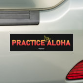Hawaii Praxis Aloha Lava Shaka (Hang locker) Autoaufkleber (Auf Auto)
