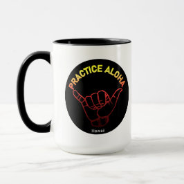 Hawaii Praxis Aloha Lava Shaka (Hang locker) Tasse