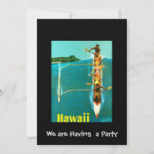 Hawaii Private Party Einladung (Vorderseite)