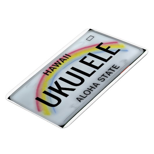 Hawaii Rainbow License Plate Flexible Magnet (Linke Seite)