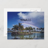 HAWAII RAINBOW POSTCARD POSTKARTE (Vorne/Hinten)