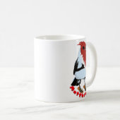 HAWAII RED CRESTED CARDINAL—Bible verse Kaffeetasse (VorderseiteRechts)