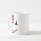 HAWAII RED CRESTED CARDINAL—Bible verse Kaffeetasse (Vorderseite Links)