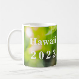 Hawaii Red Hibiskus Blume Trip Year Kaffeetasse