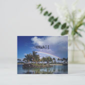 HAWAII-REGENBOGEN-ANSICHTSKARTE POSTKARTE (Stehend Vorderseite)