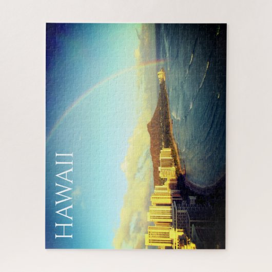 Hawaii-Regenbogenansicht Puzzle (Vertikal)