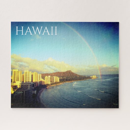 Hawaii-Regenbogenansicht Puzzle (Horizontal)