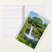 Hawaii, Regenbogenfälle in Hilo Notizblock (Innen)