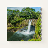 Hawaii, Regenbogenfälle in Hilo Notizblock (Rückseite)