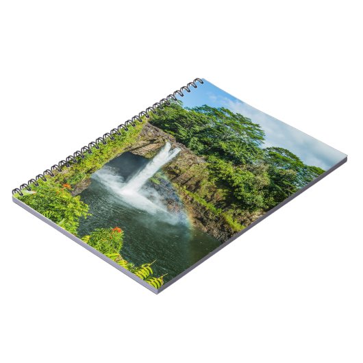 Hawaii, Regenbogenfälle in Hilo Notizblock (Linke Seite)