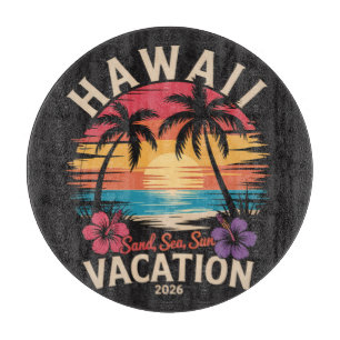 Hawaii-Reise 2026 Sommerferien Strand Schneidebrett