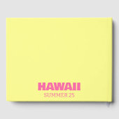 Hawaii-Reise-Couchtischbuch Gästebuch (Rückseite)