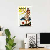 Hawaii-Reiseplakat  Poster (Heimbüro)