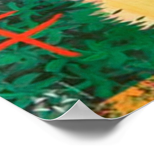 Hawaii Reiseplakat Poster (Ecke)