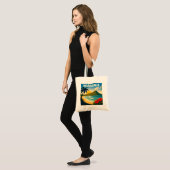 Hawaii-Reiseplakat Tragetasche (Vorderseite (Model))