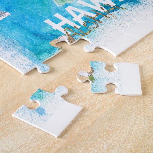 Hawaii Reiseplan Puzzle (Seite)