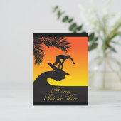 Hawaii, Reiten der Welle, Postkarte (Stehend Vorderseite)