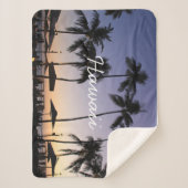 Hawaii resort sunset sherpadecke (Vorderseite)