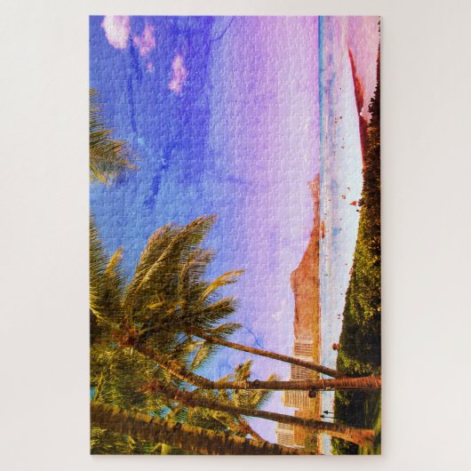 Hawaii-Retro Puzzle (Vertikal)