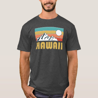Hawaii Retro Vintage Hawaii Mountain Souvenir Gift T-Shirt