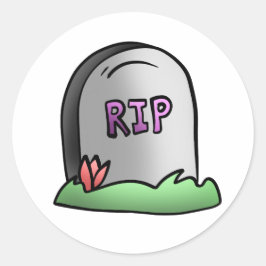 Hawaii-RIP Runder Aufkleber