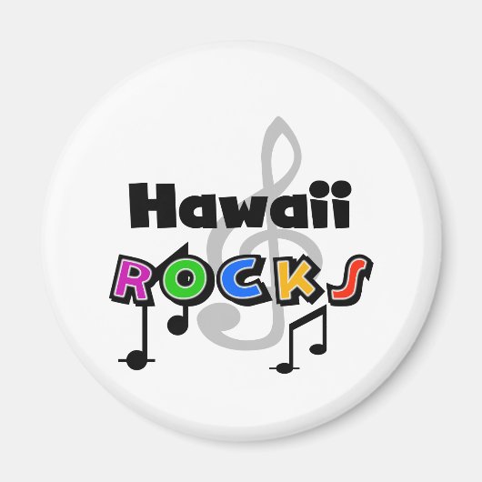 Hawaii Rocks Magnet (Vorne)