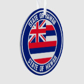 Hawaii Round Emblem Ornament (Vorderseite)