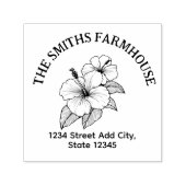 Hawaii Rücksendeadresse Briefmarke Permastempel (Design)