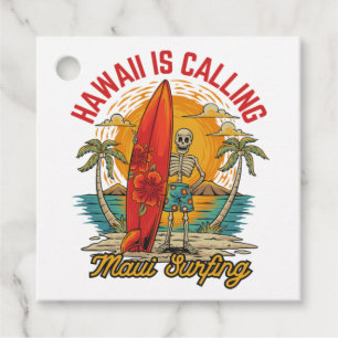 Hawaii ruft Maui Surfen Insel Vibes Geschenkanhänger