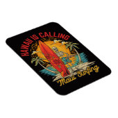 Hawaii ruft Maui Surfen Insel Vibes Magnet (Rechte Seite)