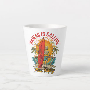 Hawaii ruft Maui Surfen Insel Vibes Milchtasse