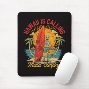 Hawaii ruft Maui Surfen Insel Vibes Mousepad