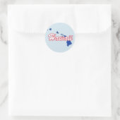 Hawaii Runder Aufkleber (Tasche)
