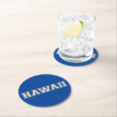 Hawaii Runder Pappuntersetzer (Vor Ort)