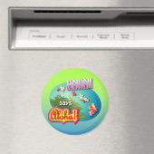 Hawaii sagt Aloha! Magnet (In Situ (Geschirrspüler))