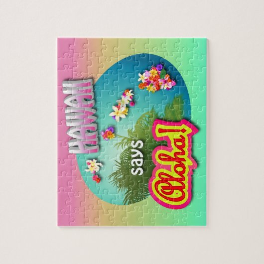 Hawaii sagt Aloha! Puzzle (Vertikal)