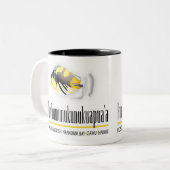 Hawaii Sate Fish - Humuhumunukunukuapua'a Zweifarbige Tasse (Vorderseite Links)