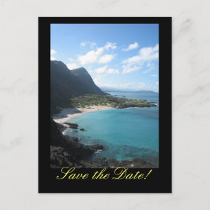 Hawaii Save the Date Postcard Ankündigungspostkarte