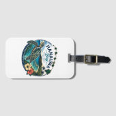 Hawaii-Schildkröte Gepäckanhänger (Vorderseite (Horizontal))