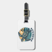 Hawaii-Schildkröte Gepäckanhänger (Vorderseite vertikal)