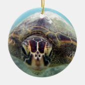Hawaii-Schildkröte Keramik Ornament (Vorne)