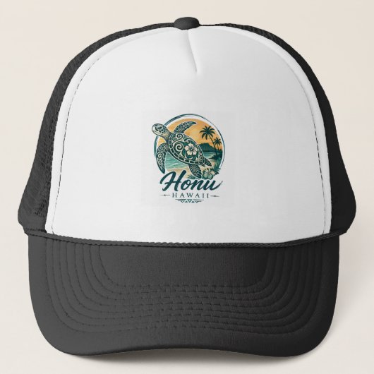 Hawaii-Schildkröte Truckerkappe (Vorderseite)