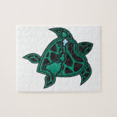 Hawaii-Schildkröte und Hawaii-Inseln Puzzle (Horizontal)