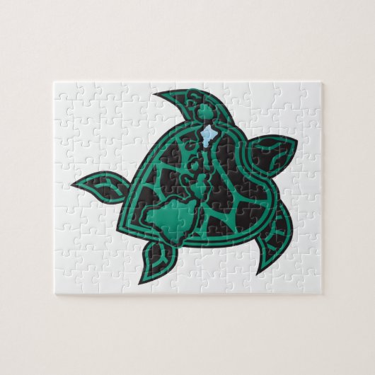 Hawaii-Schildkröte und Hawaii-Inseln Puzzle (Horizontal)