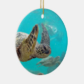 Hawaii-Schildkröten Keramik Ornament (Rechts)