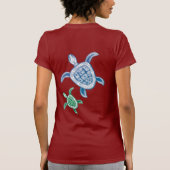 Hawaii-Schildkröten T-Shirt (Rückseite)