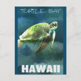 Hawaii Sea Turtle Artistic Postkarte