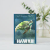 Hawaii Sea Turtle Artistic Postkarte (Stehend Vorderseite)