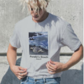 Hawaii Sea Turtle on Black Sand Beach T-Shirt